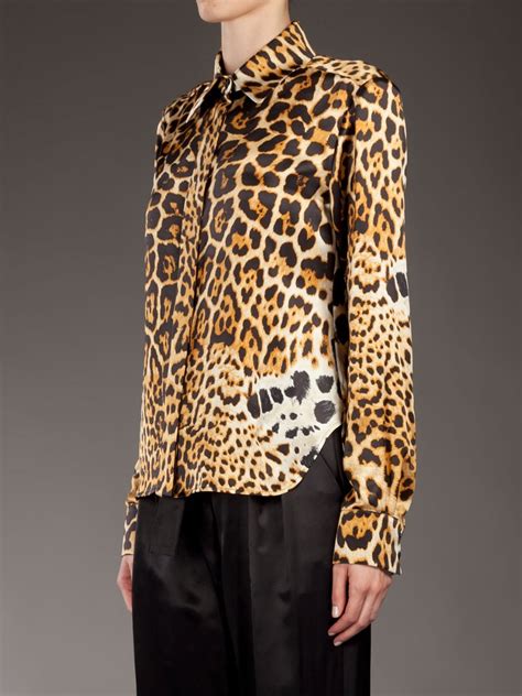 Saint Laurent Tribute Leopard Print T.